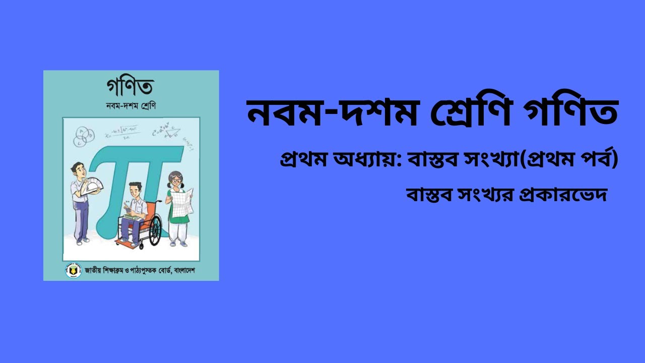 বাস্তব সংখ্যা।। প্রথম অধ্যায়।। নবম-দশম শ্রেণি। SSC MATH CHAPTER 1 PART 1